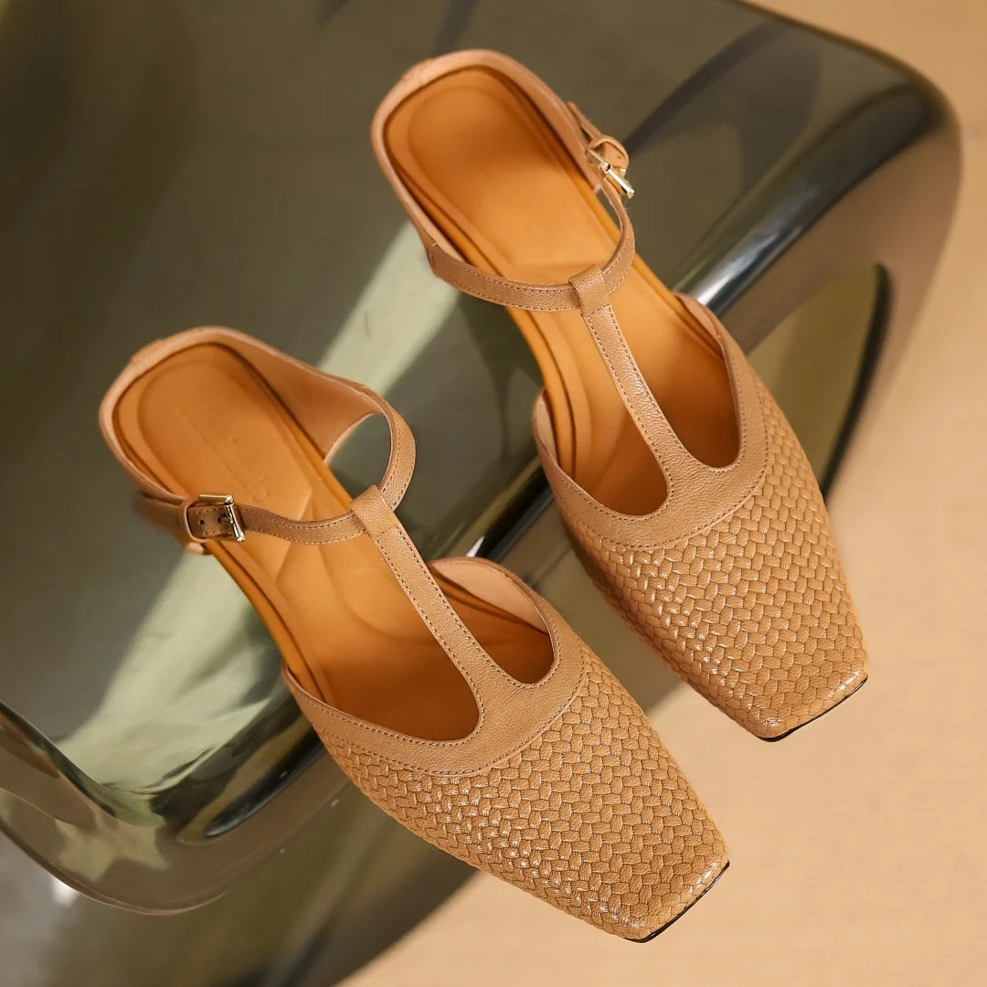 Pucuri ® Mules en cuir Élégantes, confortables et résistantes