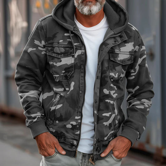 Pucuri ® Veste avec motif camouflage