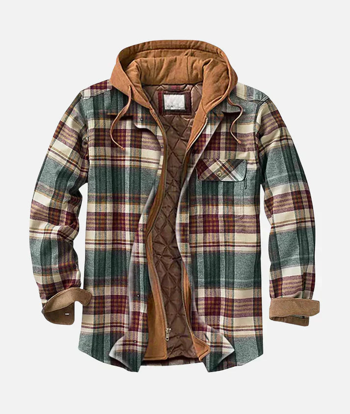 PUCURI™ | Veste patchwork à carreaux