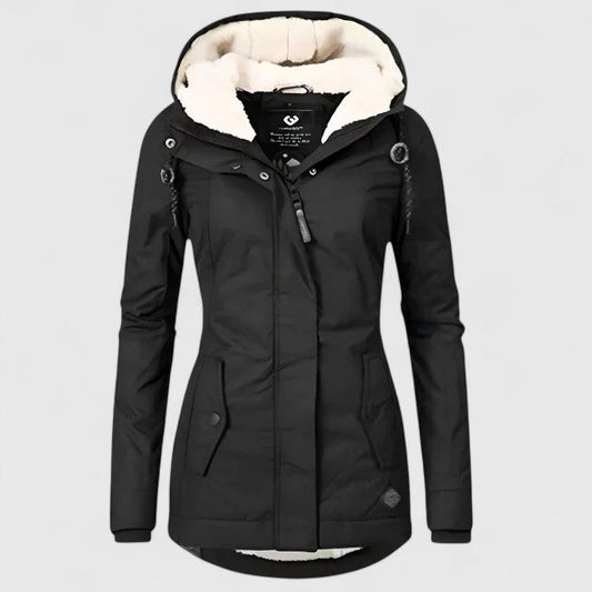 Amélie | Veste d'hiver imperméable à capuche