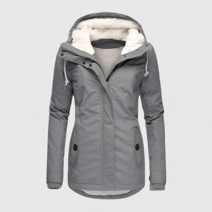 Amélie | Veste d'hiver imperméable à capuche