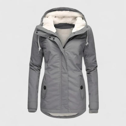 Amélie | Veste d'hiver imperméable à capuche