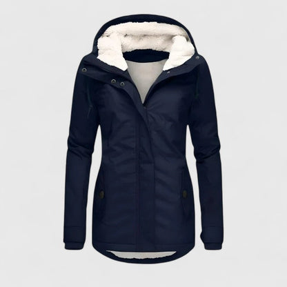 Amélie | Veste d'hiver imperméable à capuche