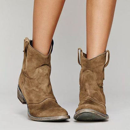 Pucuri™ Bottines – Ambiance Western, Style Moderne