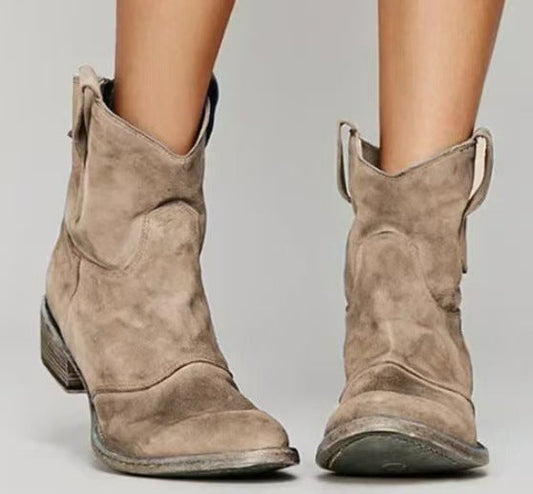 Pucuri™ Bottines – Ambiance Western, Style Moderne