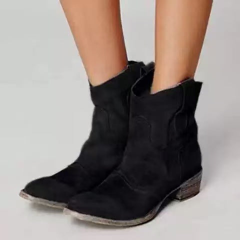 Pucuri™ Bottines – Ambiance Western, Style Moderne