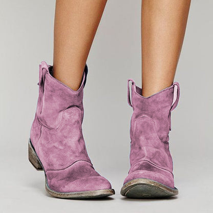 Pucuri™ Bottines – Ambiance Western, Style Moderne
