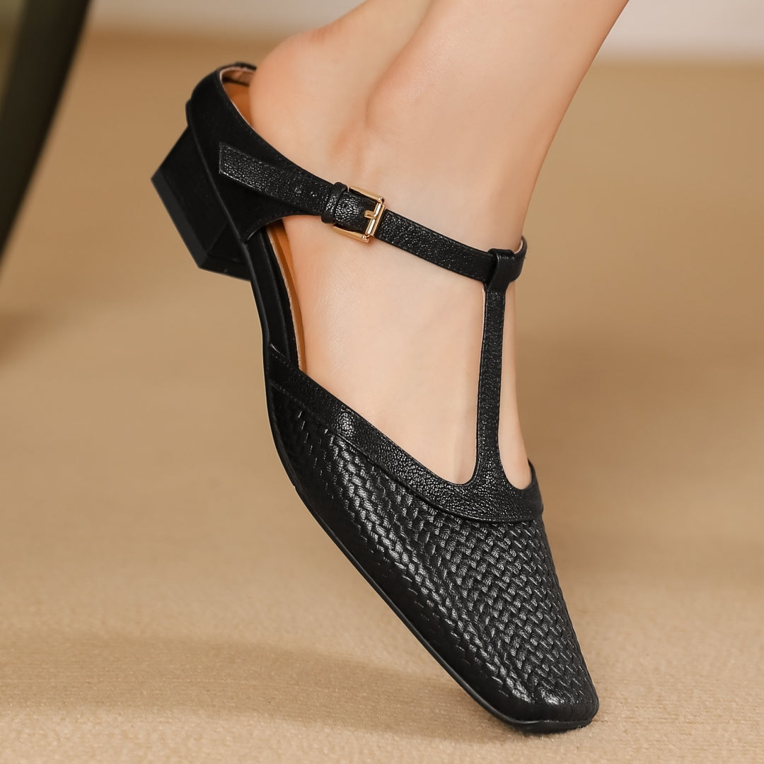 Pucuri ® Mules en cuir Élégantes, confortables et résistantes