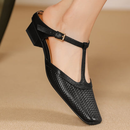 Pucuri ® Mules en cuir Élégantes, confortables et résistantes