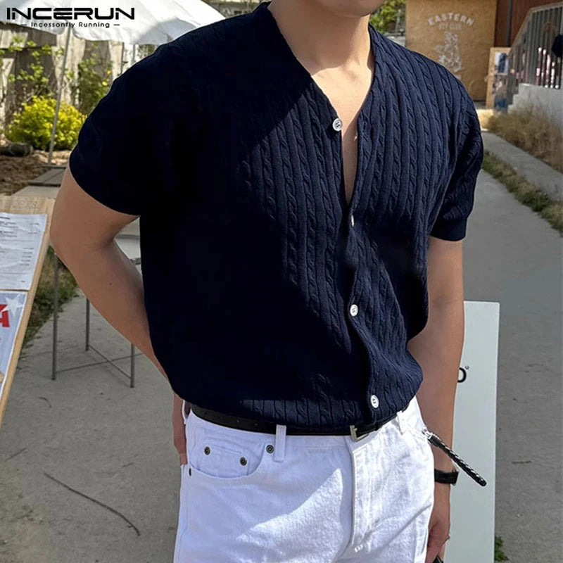 Chemise Pucuri™ Légère Homme Manches Courtes – Mode Tendance printemps et Été