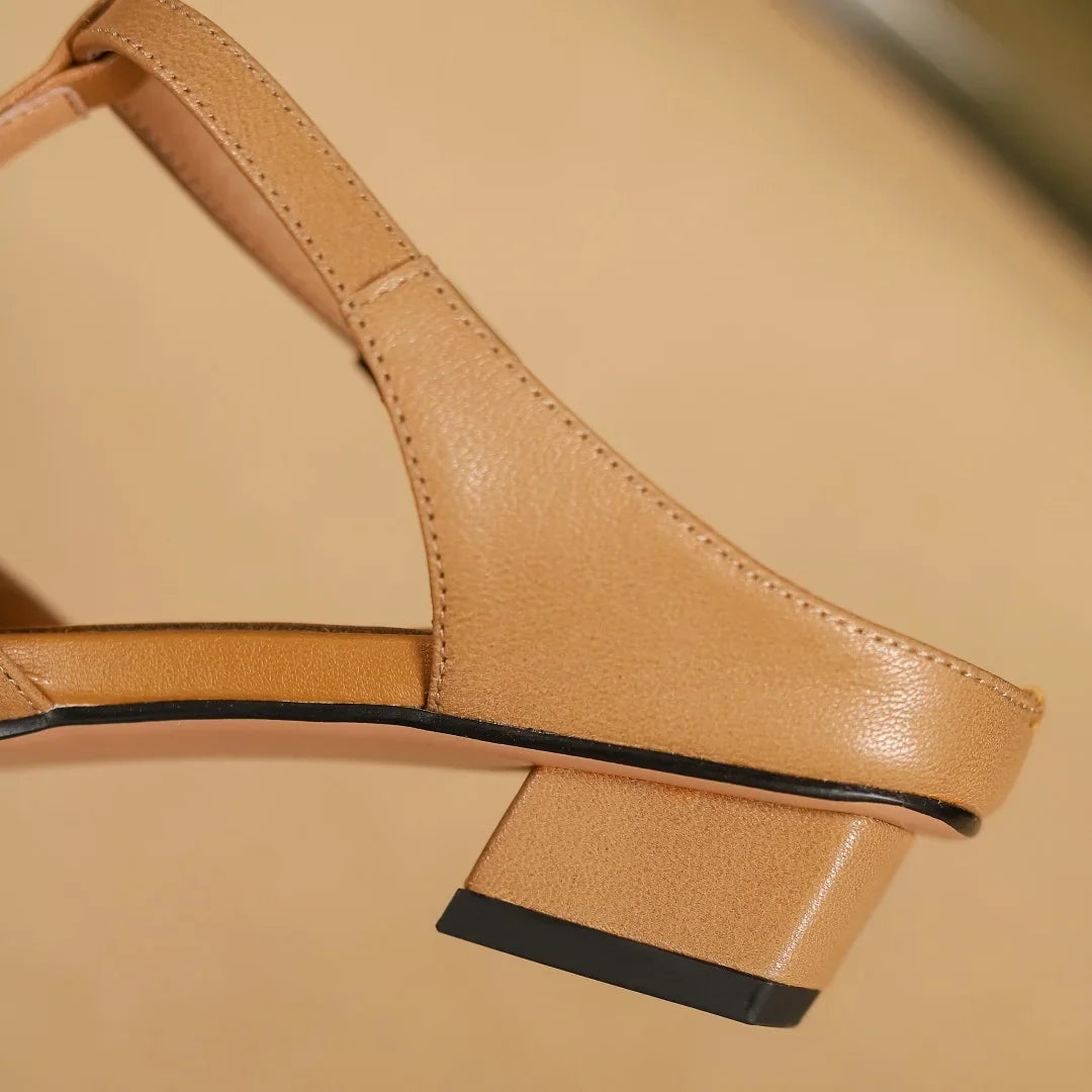 Pucuri ® Mules en cuir Élégantes, confortables et résistantes