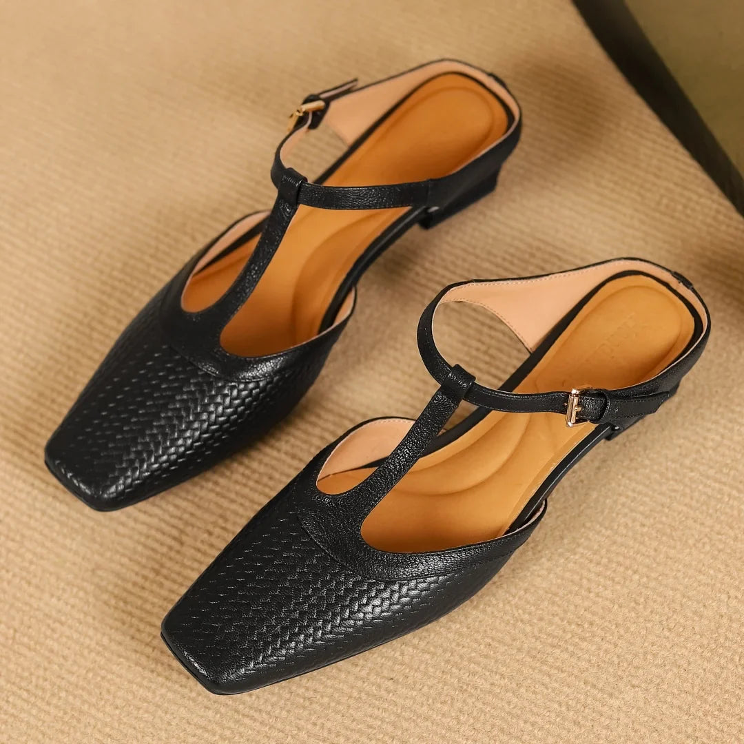 Pucuri ® Mules en cuir Élégantes, confortables et résistantes