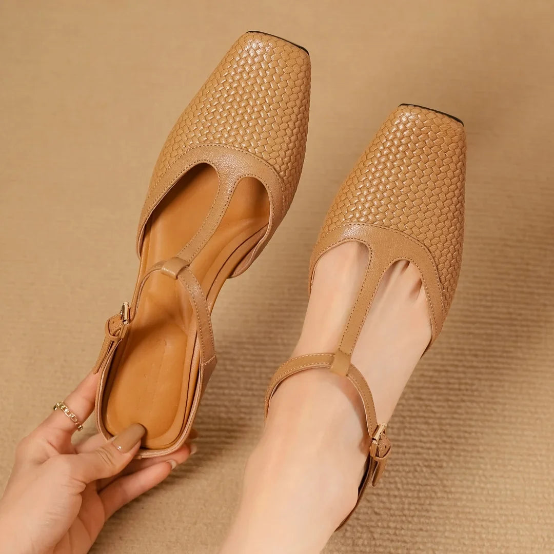 Pucuri ® Mules en cuir Élégantes, confortables et résistantes