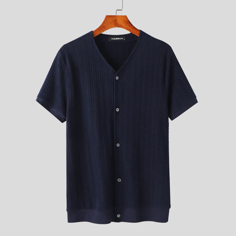 Chemise Pucuri™ Légère Homme Manches Courtes – Mode Tendance printemps et Été