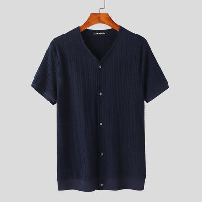 Chemise Pucuri™ Légère Homme Manches Courtes – Mode Tendance printemps et Été