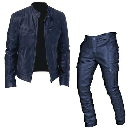 Pucuri™ Ensemble Décontracté en Cuir -  Charisme et Confort