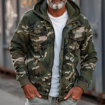 Pucuri ® Veste avec motif camouflage